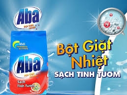 BỘT GIẶT ABA SẠCH TINH TƯƠM 380GR X 36 TÚI