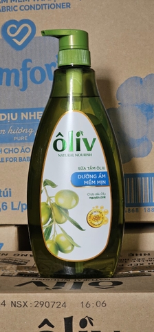 SỮA TẮM ÔLIV DƯỠNG ẨM MỀM MỊN 650ML x 12 CHAI