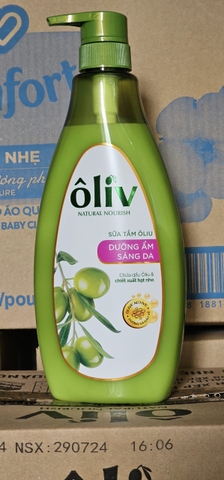 SỮA TẮM ÔLIV DƯỠNG ẨM SÁNG DA 650ML x 12 CHAI