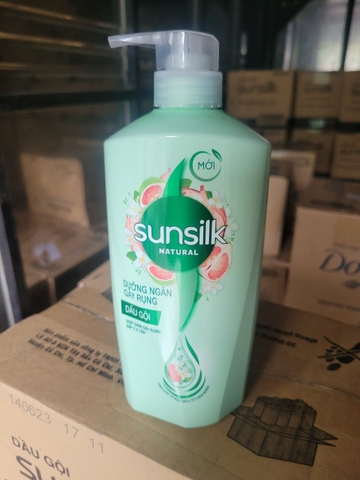 DẦU GỘI SUNSILK DƯỠNG NGĂN GÃY RỤNG (XANH) 650g X 8 Chai