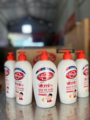 NƯỚC RỬA TAY LIFEBUOY BAC BAO VE 450G x 12 chai