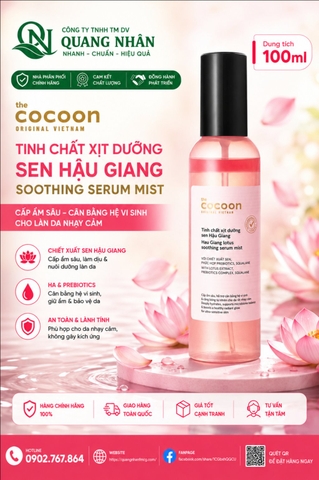 Tinh chất xịt dưỡng Sen Hậu Giang 100ml