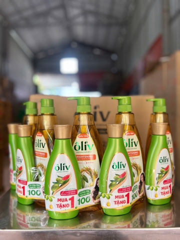 DẦU TẮM ÔLIV SÁNG DA 650ML+250ml x 12 BỘ/THÙNG