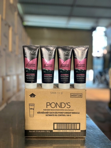 SỮA RỬA MẶT POND'S KIỀM DẦU 100G X 24 TUÝP