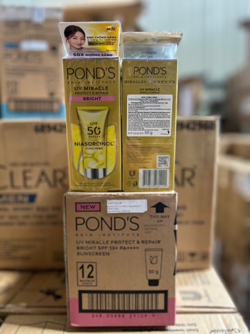 KEM CHỐNG NẮNG POND'S CHỐNG NẮNG & DƯỠNG SÁNG 50G x 6 hộp