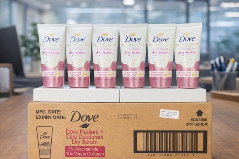 SERUM NGĂN MÙI DOVE Colagen Giúp Da Sáng Mịn Đều Màu (HỒNG) 40ml x 24 chai