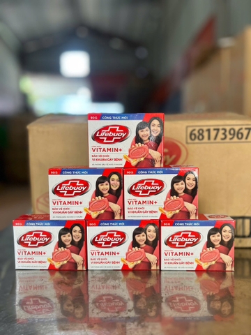 XÀ BÔNG CỤC LIFEBUOY BẢO VỆ VƯỢT TRỘI  72 CỤC X 125G