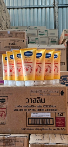 Sữa Dưỡng Thể VASELINE Healthy Bright SPF50+ 300ml x 12tuýp