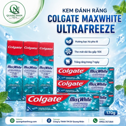 KEM ĐÁNH RĂNG COLGATE MAX WHITE 170G x 36 ỐNG
