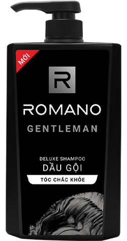 Dầu gội Romano Gentleman 650g ( màu đen )  X 12 CHAI