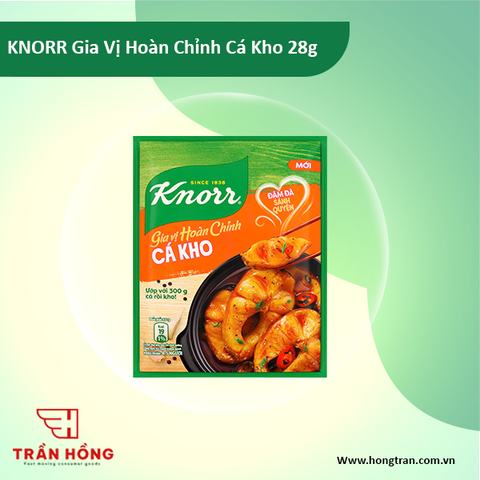 GIA VỊ HOÀN CHỈNH KNORR CÁ KHO 28gx6 x 10 dây