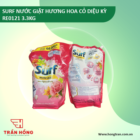 NƯỚC GIẶT SURF HUONG HOA CO DIEU KY 3.3L x 4 túi