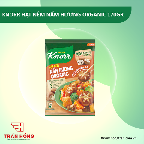 HẠT NÊM KNORR NẤM HƯƠNG ORGANIC 170GR X 38 gói