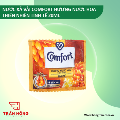 NƯỚC XẢ VẢI COMFORT HUONG NUOC HOA THIÊN NHIÊN TINH TẾ 10G x20ml x 30 dây