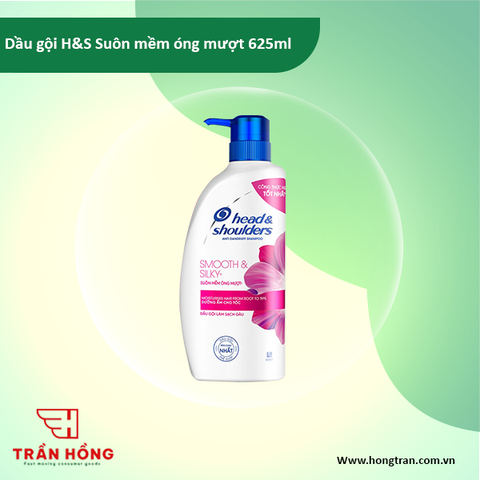 Dầu gội H&S Suôn mềm óng mượt 625ml x 6 chia (4.24)