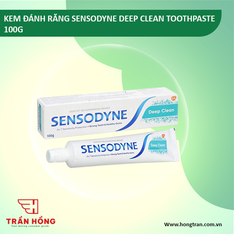 KEM ĐÁNH RĂNG SENSODYE DEEP CLEAN TOOTHPASTE 100G x 72 CÂY