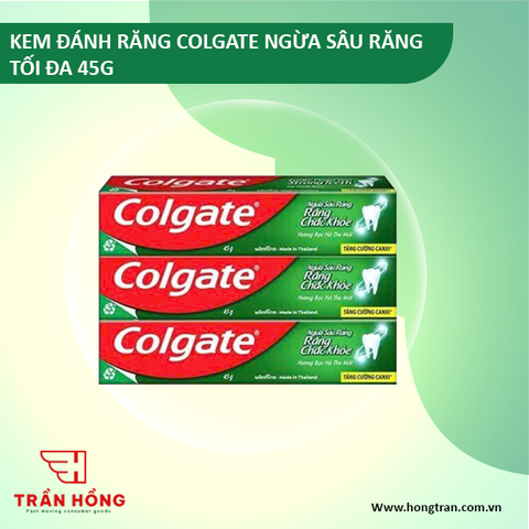 KEM ĐÁNH RĂNG COLGATE NGỪA SÂU RĂNG TỐI ĐA 45G x 144 ỐNG