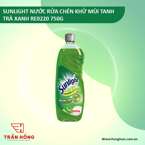NƯỚC RỬA CHÉN SUNLIGHT TRÀ XANH 750G x 15 chai