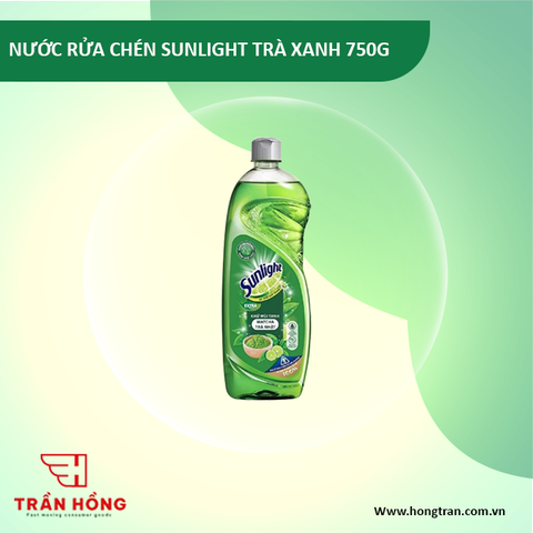 NƯỚC RỬA CHÉN SUNLIGHT TRÀ XANH 750G x 15 chai