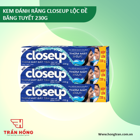 KEM ĐÁNH RĂNG CLOSEUP LOC DE BANG TUYET 230G x 36 ỐNG
