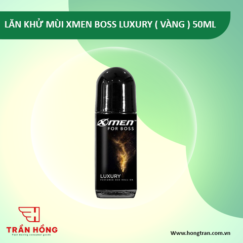 LĂN KHỬ MÙI XMEN BOSS LUXURY 50ML ( VÀNG ) x 24 chai