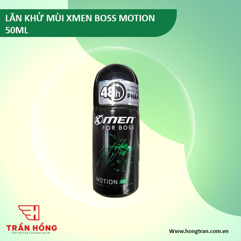 LĂN KHỬ MÙI XMEN BOSS MOTION 48H 50ML ( XANH LÁ ) x 24 chai
