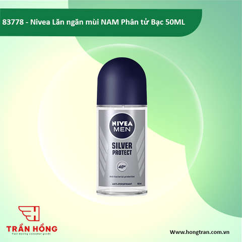 83778 Nivea Lăn ngăn mùi NAM Phân tử Bạc 50ML X 24 CHAI
