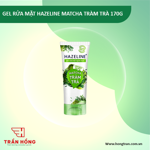 GEL RỬA MẶT HAZELINE MATCHA TRÀM TRÀ 170GX12