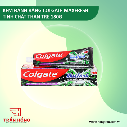 KEM ĐÁNH RĂNG COLGATE MAXFRESH TINH CHẤT THAN TRE 180G x 36 ỐNG