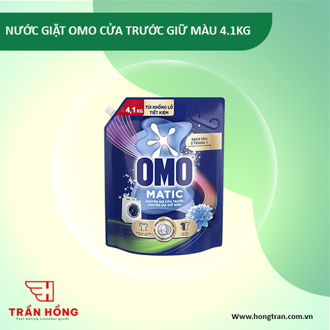 NƯỚC GIẶT OMO CỬA TRƯỚC GIỮ MÀU 4.1KG