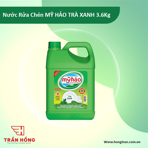 Nước Rửa Chén MY HAO TRÀ XANH 3.6Kg x 4 can