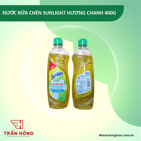NƯỚC RỬA CHÉN SUNLIGHT HƯƠNG CHANH 400G x 24 chai