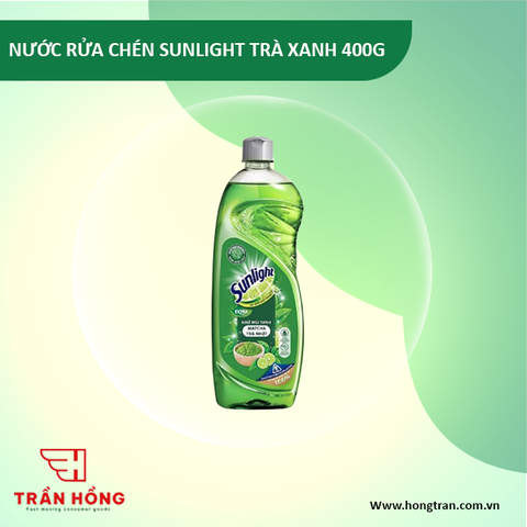 NƯỚC RỬA CHÉN SUNLIGHT TRÀ XANH 400G x 24 CHAI