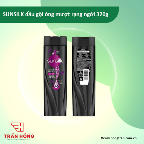 DẦU GỘI SUNSILK ÓNG MƯỢT RẠNG NGỜI 320G X 24 chai