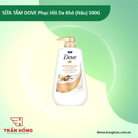 SỮA TẮM DOVE Phục Hồi Da Khô (Nâu) 500G x 12 chai