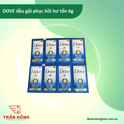 DẦU GỘI DOVE PHỤC HỒI HƯ TỔN 6g x 10gói x 84 dây