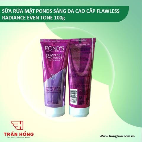 SỮA RỬA MẶT PONDS SANG DA CAO CAP FW RADIANCE EVEN TONE 100g x 12 chai