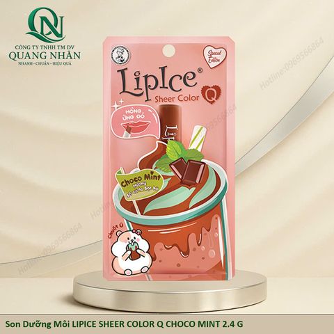 Son Dưỡng Môi LIPICE SHEER COLOR Q CHOCO MINT 2.4 G X 40 CÂY