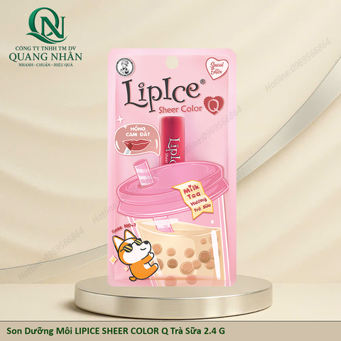 Son Dưỡng Môi LIPICE SHEER COLOR Q Hương trà sữa 2.4 G X 40 CÂY