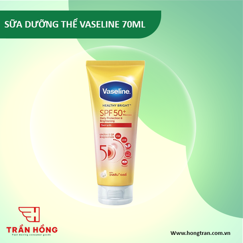SỮA DƯỠNG THỂ VASELINE 70ML x 24 CHAI