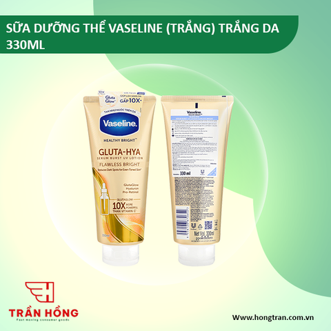 SỮA DƯỠNG THỂ VASELINE (TRẮNG) TRẮNG DA 330ML x 12 TUÝP