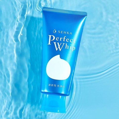 Sữa rửa mặt Senka Xanh Whip x 48 tuýp