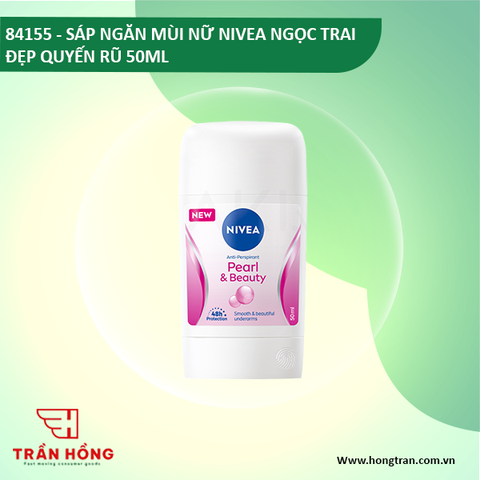 84155 SÁP NGĂN MÙI NỮ NIVEA NGỌC TRAI ĐẸP QUYẾN RŨ 50ML x 15 chai