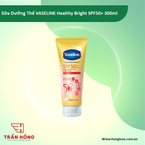 Sữa Dưỡng Thể VASELINE Healthy Bright SPF50+ 300ml x 12tuýp
