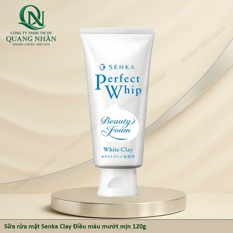Sữa rửa mặt Senka Clay Trắng x 48 tuýp