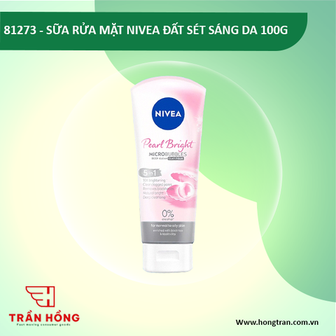 81273 SỮA RỬA MẶT NIVEA ĐẤT SÉT SÁNG DA 100G x 24 CHAI