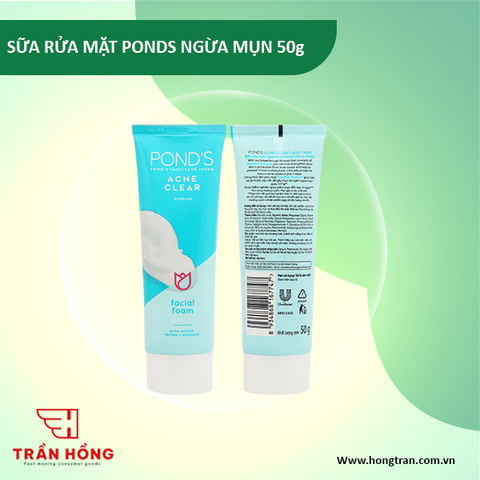 SỮA RỬA MẶT PONDS NGUA MUN 50g x 24 chai