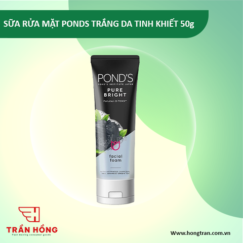 SỮA RỬA MẶT PONDS TRẮNG DA TINH KHIẾT 50g x 24 chai