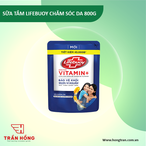 SỮA TẮM LIFEBUOY CHĂM SÓC DA 800G/ 12 TÚI