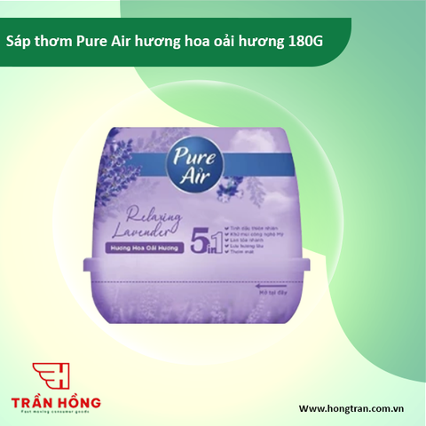 Sáp thơm Pure Air hương hoa oải hương 180GX20